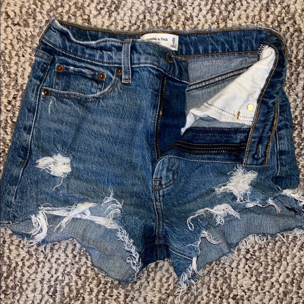 Abercrombie and Fitch High Rise Mom Shorts